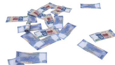 Meksika 500 Pesos Pound Finans Notu, yüksek kalite para birimi finans, eğitim, 3D modelleme, hisse senedi. Kaynaklar ve küresel parasal kimlik ve değer.