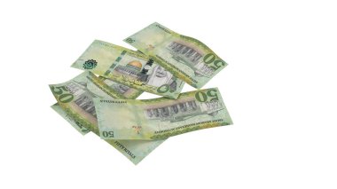 Suudi Arabistan 50 Riyals Pound Cash Flow, yüksek kaliteli para birimi finans, eğitim, 3D modelleme, hisse senedi. Kaynaklar ve küresel parasal kimlik ve değer.