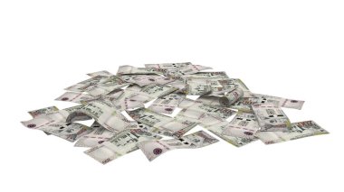 Suudi 200 Riyals Pound Ground Banknote, yüksek kalite para birimi finans, eğitim, 3D modelleme, hisse senedi. Kaynaklar ve küresel parasal kimlik ve değer.