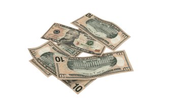 Birleşik Devletler 10 Dolarlık Toprak Nakit Akışı, yüksek kalite para birimi finans, eğitim, 3D modelleme, hisse senedi. Kaynaklar ve küresel parasal kimlik ve değer.