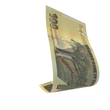 Zimbabwe 100 Dolar Düşen Hızlı Para, yüksek kalite para, finans, eğitim, 3D modelleme, hisse senedi. Kaynaklar ve küresel parasal kimlik ve değer.