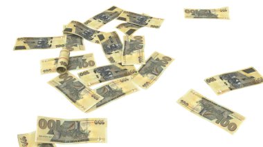 Zimbabwe 100 Dolarlık Pile Finans Notu, yüksek kaliteli para birimi finans, eğitim, 3D modelleme, hisse senedi. Kaynaklar ve küresel parasal kimlik ve değer.