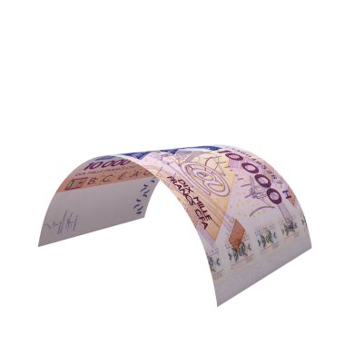 Afrika 10,000 frangı, hızlı para, yüksek kalite para birimi finans, eğitim, 3D modelleme, hisse senedi. Kaynaklar ve küresel parasal kimlik ve değer.