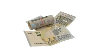 Euro 5 Pile Ground Investment Notları, yüksek kalite para birimi finans, eğitim, 3D modelleme, hisse senedi. Kaynaklar ve küresel parasal kimlik ve değer.