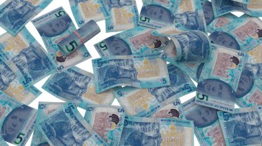 İskoçya 5 Pound Pound Ground Finans, yüksek kalite para birimi finans, eğitim, 3D modelleme, hisse senedi. Kaynaklar ve küresel parasal kimlik ve değer.