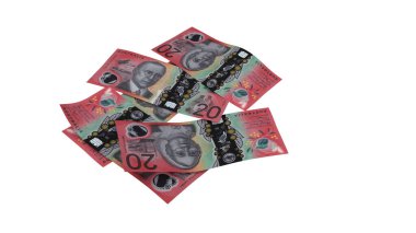 Avustralya 20 Dolarlık Toprak Nakit Akışı, yüksek kalite para birimi finans, eğitim, 3D modelleme, hisse senedi. Kaynaklar ve küresel parasal kimlik ve değer.