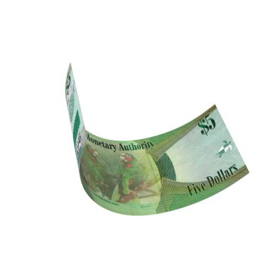 Cayman Adaları İngiliz 5 Dolarlık Düşen Parasal Değer, yüksek kaliteli para birimi finans, eğitim, 3D modelleme, hisse senedi. Kaynaklar ve küresel parasal kimlik ve değer.