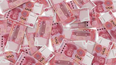 Çin 100 Yuan Pound Ground Finans, yüksek kalite para birimi finans, eğitim, 3D modelleme, hisse senedi. Kaynaklar ve küresel parasal kimlik ve değer.