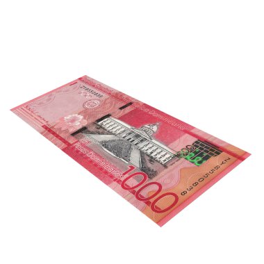 Dominikli 1000 peso Düşen Potansiyel, yüksek kalite para birimi finans, eğitim, 3D modelleme, hisse senedi. Kaynaklar ve küresel parasal kimlik ve değer.