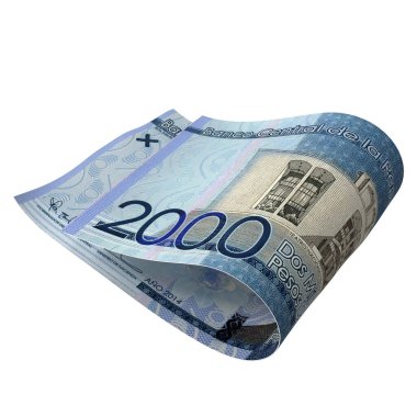 Dominik 2000 pesosu Düşen Küresel Ekonomi, yüksek kalite para birimi finans, eğitim, 3D modelleme, hisse senedi. Kaynaklar ve küresel parasal kimlik ve değer.