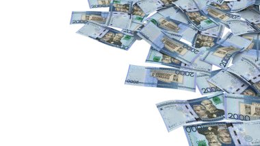 Dominik 2000 Pesos Pound Investment Notları, yüksek kaliteli para birimi finans, eğitim, 3D modelleme, hisse senedi. Kaynaklar ve küresel parasal kimlik ve değer.