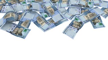 Dominik 2000 Pesos Pound Pound Ödeme Bankası Notu, yüksek kalite para birimi finans, eğitim, 3D modelleme, hisse senedi. Kaynaklar ve küresel parasal kimlik ve değer.