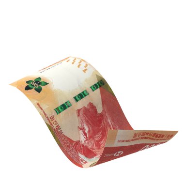 HongKong 1000 Dolar Düşen Finansal İşlem, yüksek kalite para birimi finans, eğitim, 3D modelleme, hisse senedi. Kaynaklar ve küresel parasal kimlik ve değer.