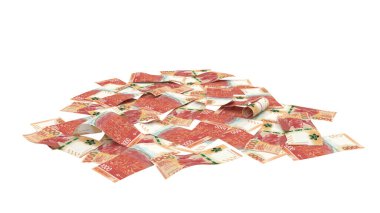 HongKong 1000 Dolarlık banknot, yüksek kalite para birimi finans, eğitim, 3D modelleme, hisse senedi. Kaynaklar ve küresel parasal kimlik ve değer.