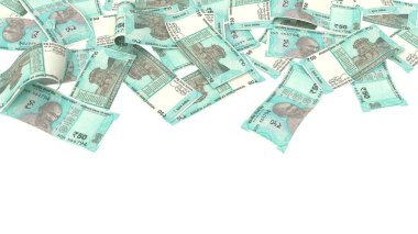 India 50 Rupi Toprak Ödeme Bankası Notu, yüksek kalite para birimi finans, eğitim, 3D modelleme, hisse senedi. Kaynaklar ve küresel parasal kimlik ve değer.