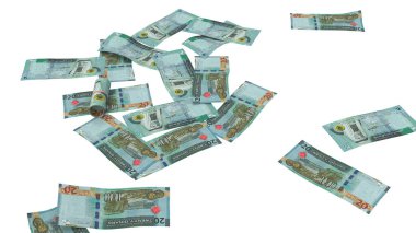 Ürdün 20 Dinar Yığını Finans Notu, yüksek kaliteli para birimi finans, eğitim, 3D modelleme, hisse senedi. Kaynaklar ve küresel parasal kimlik ve değer.