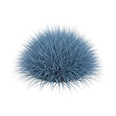 Mavi Süslü Çimen Yığını, Grafik kaynakları, sanat eserleri, 3D modelleme ve stok illüstrasyonu için yüksek kaliteli nesneler izole edildi.