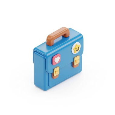 Çanta saplı yapıştırma yaması, grafik kaynakları, sanat eserleri, 3D modelleme ve hisse senedi çizimleri için yüksek kaliteli izole nesneler..