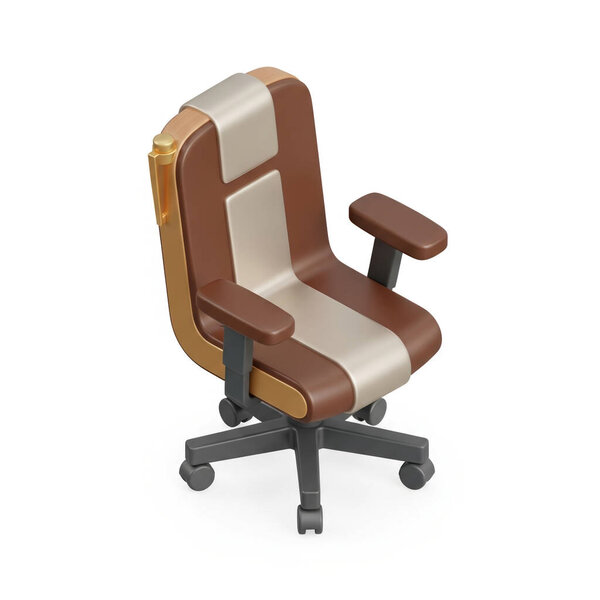 seat backrest armrest base wheel (Isolated), High quality isolated objects for graphic resources, artwork, 3D modeling, and stock illustration.