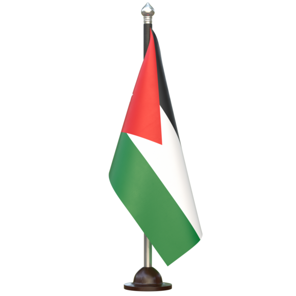 Ürdün Kumaş Ülke Bayrak Standı, Ulusal kimlik, kültür, gurur ve küresel tanınmayı temsil eden yüksek kaliteli 3D canlandırma.