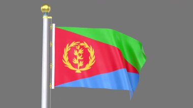 Eritre Animasyon Bayrağı Kapanışı, Yüksek Kaliteli Gerçekçi 3D Video Görüntüleme Ulusal Kimliği, Kültür, Gurur ve Küresel Tanıma Sunar.