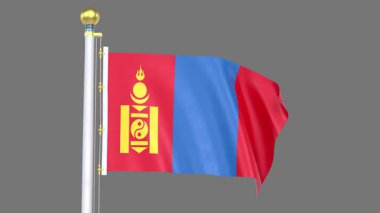 Moğolistan Animasyon Bayrağı Kapanışı, Yüksek Kaliteli Gerçekçi 3D Video Hazırlama Ulusal Kimliği, Kültür, Gurur ve Küresel Tanıma Sunar.
