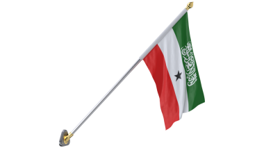 Somaliland Kumaş Duvar Montajı, Yüksek kaliteli 8k grafik kaynaklar, sanat eserleri, 3D modelleme ve hisse senedi örnekleme için izole edilmiş 3D gerçekçilik..