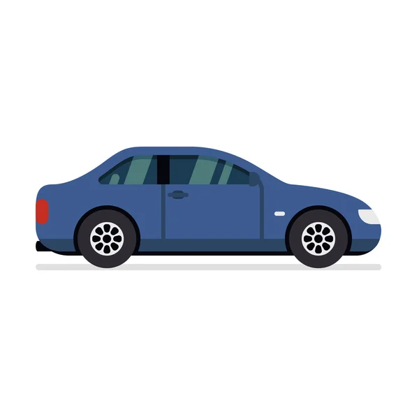 Blue vector car — Stock Vector