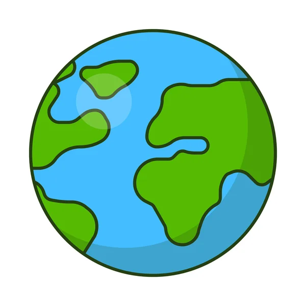 Planet Earth icon — Stock Vector