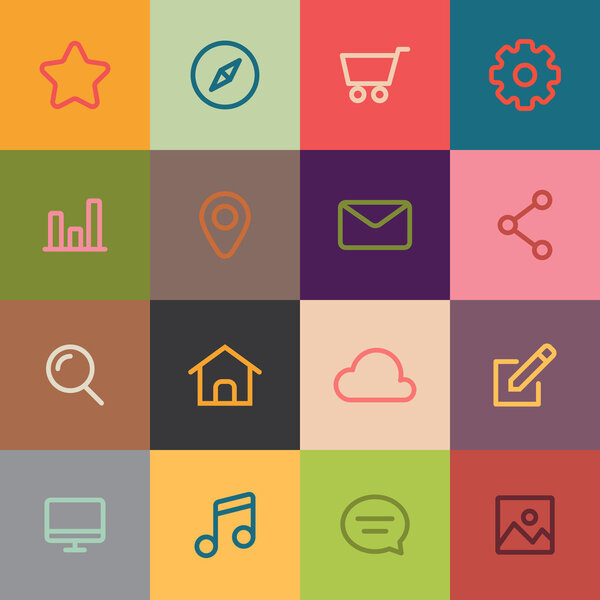 Set of quality vector icons