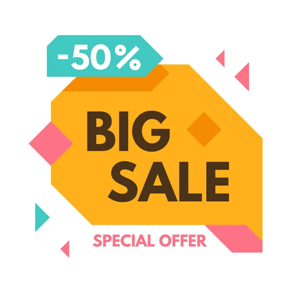 Büyük %50 off satışı büyük başlığı