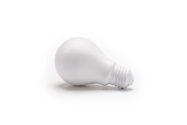 Painted light bulbs on a white background — Stock Photo, Image