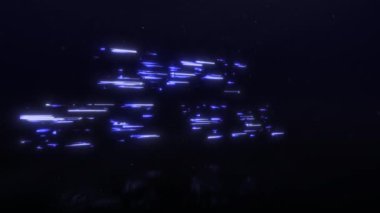 Yeni yıl animasyonunuz kutlu olsun. Kamera hareketi mutlu yıllar ve 2026 parlak bir zeminde yüzüyor