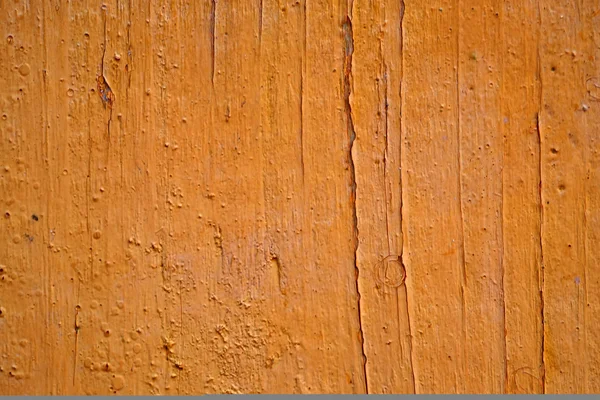 Naturligt trä bakgrund målade orange — Stockfoto