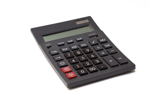 calculator isolated on white background