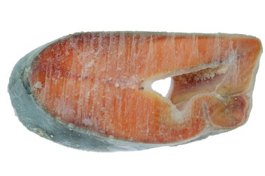 dondurulmuş somon biftek