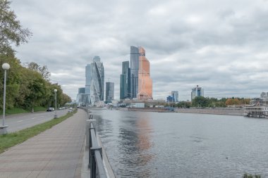 Moskova, Rusya - 25 Eylül 2016: Mosocw şehir