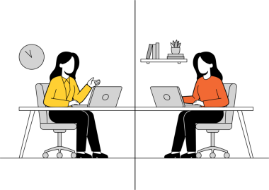 Masa Çizimlerinde Çalışan İşçiler