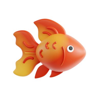 Turuncu Japon Balığının 3B Yapımı