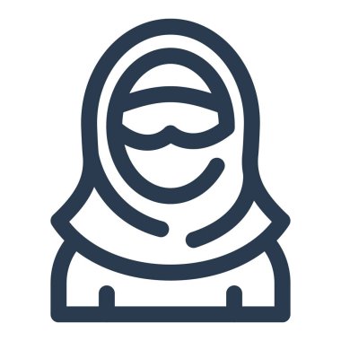 Geleneksel Başörtüsü Simgesinde Kuveytli Kadın