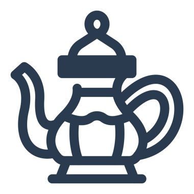 Kuveyt 'ten geleneksel Dallah Arap kahve demliği