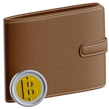 Tayland Baht Bi-metalik madeni paralı cüzdan