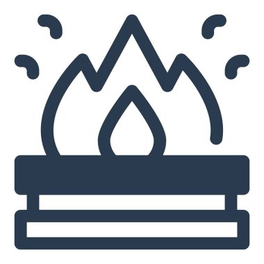 Thaipusam tapınması için kutsal ateş seremonisi