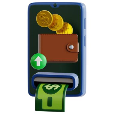 Mobil Ödeme ve Dijital Cüzdan İllüstrasyonu