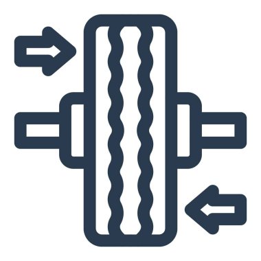 Tekerlek değiştirme servisi simgesi