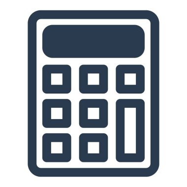 Hesaplayıcı finans muhasebe bütçesi aracı simgesi