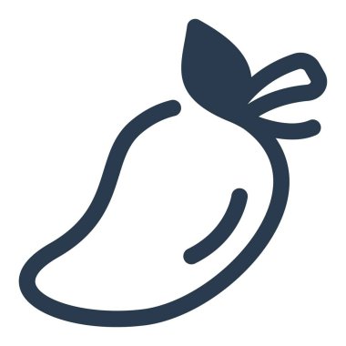 Pakistan mango tropikal meyve ikonu