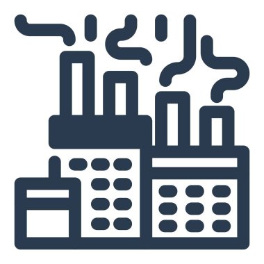 Fabrikalar ve kentsel emisyonlardan kaynaklanan endüstriyel hava kirliliği