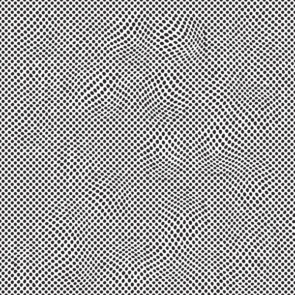 Vektor halv tons bakgrund med svarta prickar på vit bakgrund — Stock vektor