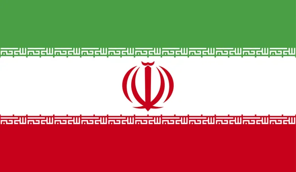 Iran lippu Iran vaakuna, tyylikäs vektori kuva — vektorikuva